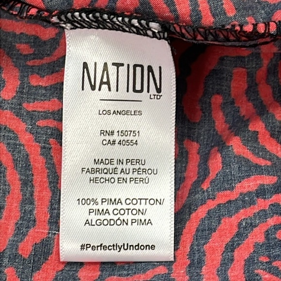 NWT Nation LTD Gabbriette Dress Strapless Abstract Swirl Sz M - Picture 10 of 16